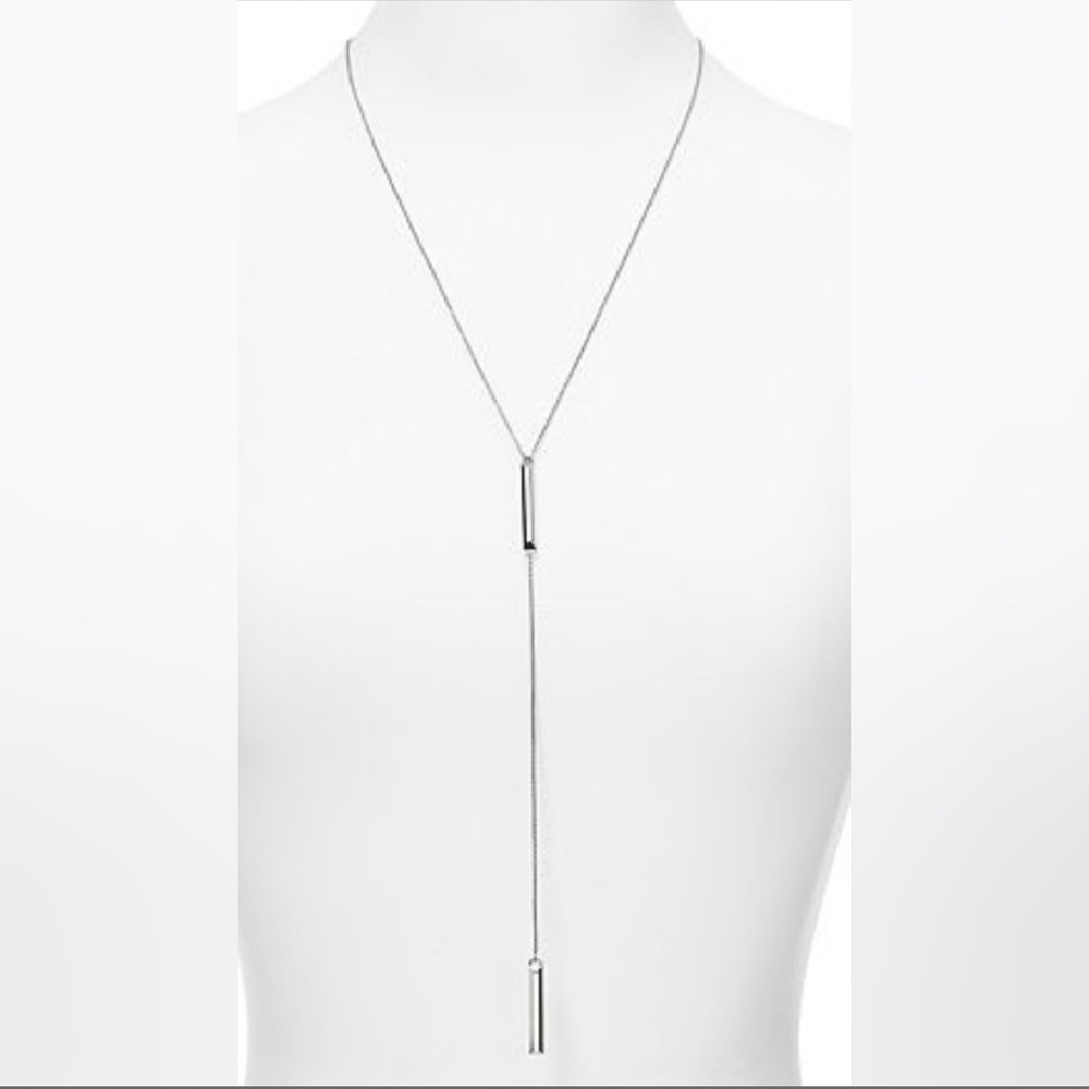 Kendra Scott Shelton silver Y necklace